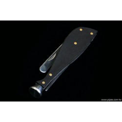 CC005 鯨魚型三合一壓棒（烏木全貼皮/卯釘）