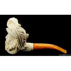 Lubinski 手工人物雕刻海泡石 CA