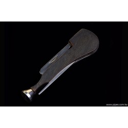 CC003 煙斗型三合一壓棒(烏木全貼皮) CC003 煙斗型三合一壓棒(烏木全貼皮)