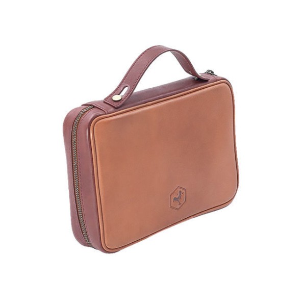 Chacom 真皮四斗包(棕色)