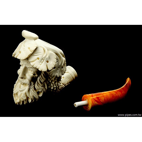 Lubinski 手工人物雕刻海泡石 BC