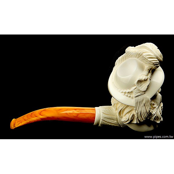 Lubinski 手工人物雕刻海泡石 CA