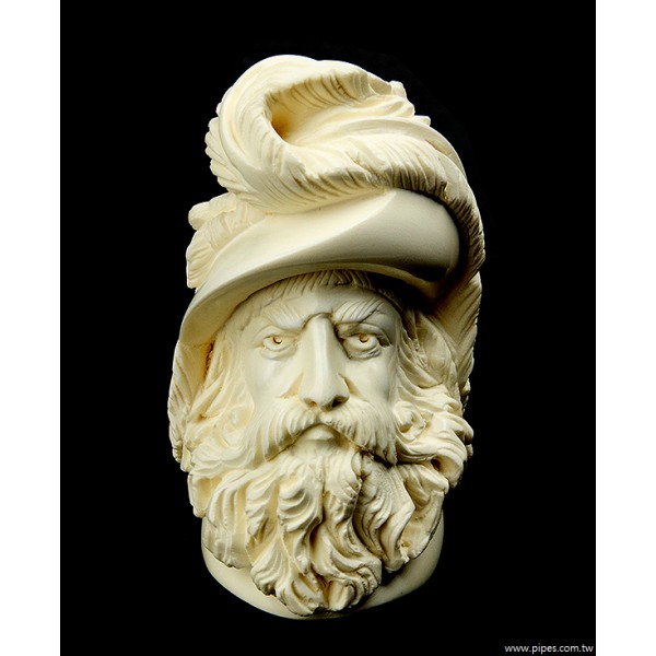 Lubinski 手工人物雕刻海泡石 CA