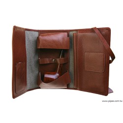 Chacom 雙斗包 (皮革/帆布)