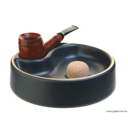 單斗座陶瓷煙灰皿 (霧藍款) 單斗座陶瓷煙灰皿 (霧藍款)