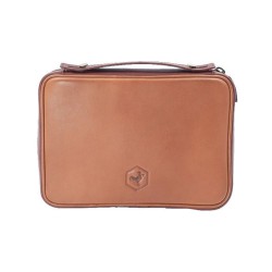 Chacom 真皮四斗包(棕色)