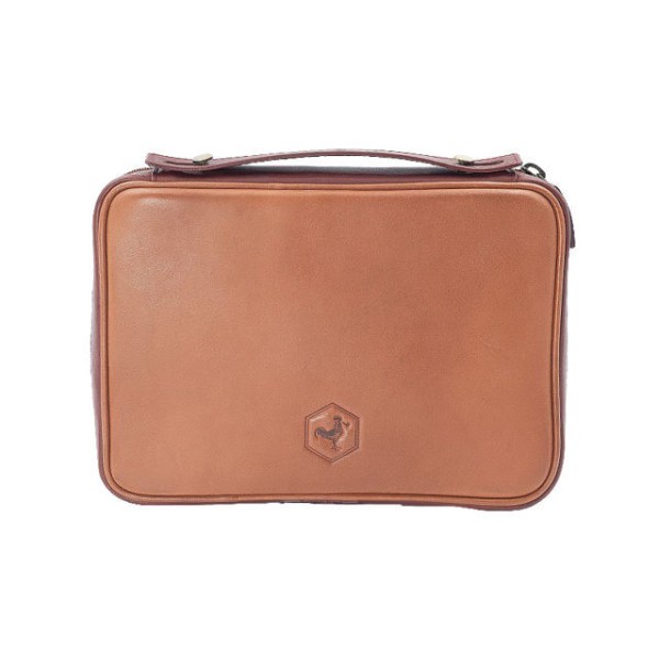 Chacom 真皮四斗包(棕色)